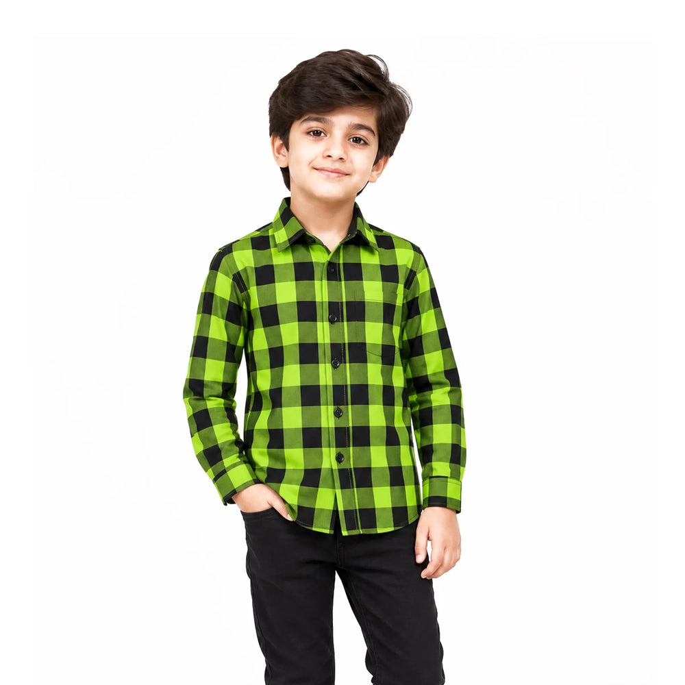 Premium Boys’ Checkered Shirt